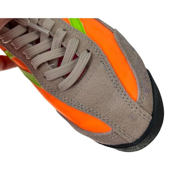 Tretorn Anthropologie Womens Neon Orange & Green Rawlings Sneakers Size US 5 - Picture 8 of 9